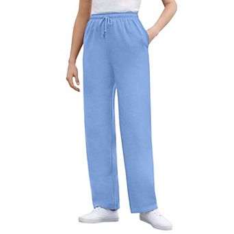Woman Within Plus Size Petite Better-Fleece Pull-On Drawstring Sweatpants