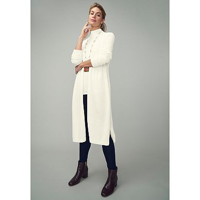 Jessica London Women's Plus Size Fine Gauge Duster Cardigan