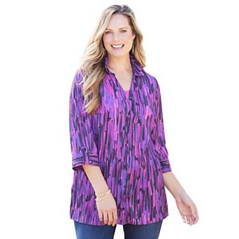 Catherines Women's Plus Size Petite The Timeless Blouse