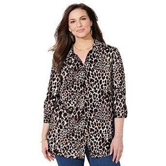 Catherines Women's Plus Size Petite The Timeless Blouse