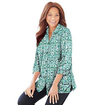 Catherines Women's Plus Size Petite The Timeless Blouse