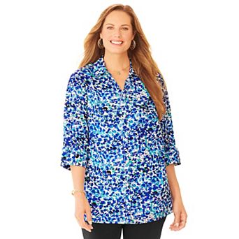 Catherines Women's Plus Size Petite The Timeless Blouse