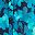 Navy Abstract Floral