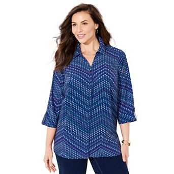 Catherines Women's Plus Size Petite The Timeless Blouse