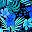 Blue Hawaiian Floral