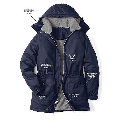 Woman Within Plus Size Petite Microfiber Parka