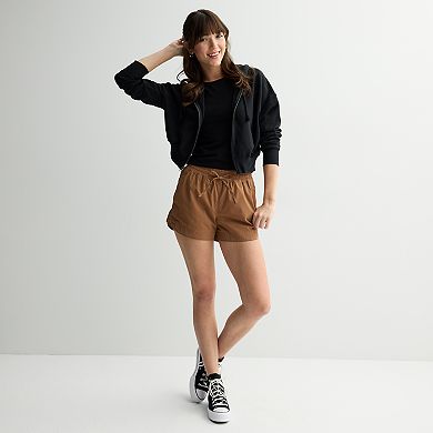 Juniors' SO® Pull-On Dolphin Hem Shorts
