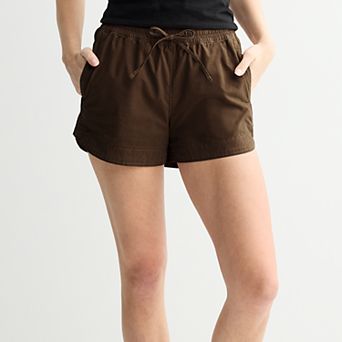 Juniors' SO® Pull-On Dolphin Hem Shorts