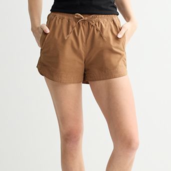 Juniors' SO® Pull-On Dolphin Hem Shorts