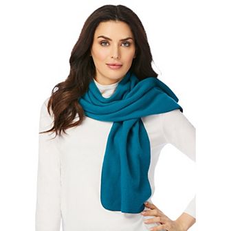 Woman Within Women's Plus Size Microfleece Scarf