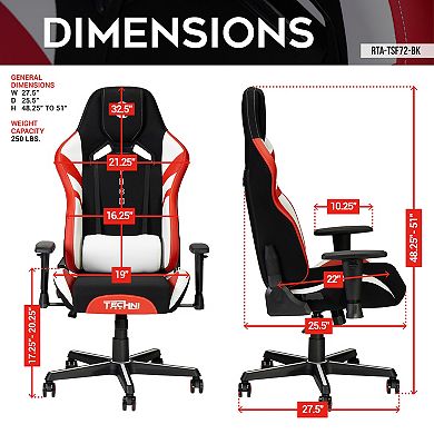 Techni Sport TSF72 Echo Gaming Chair