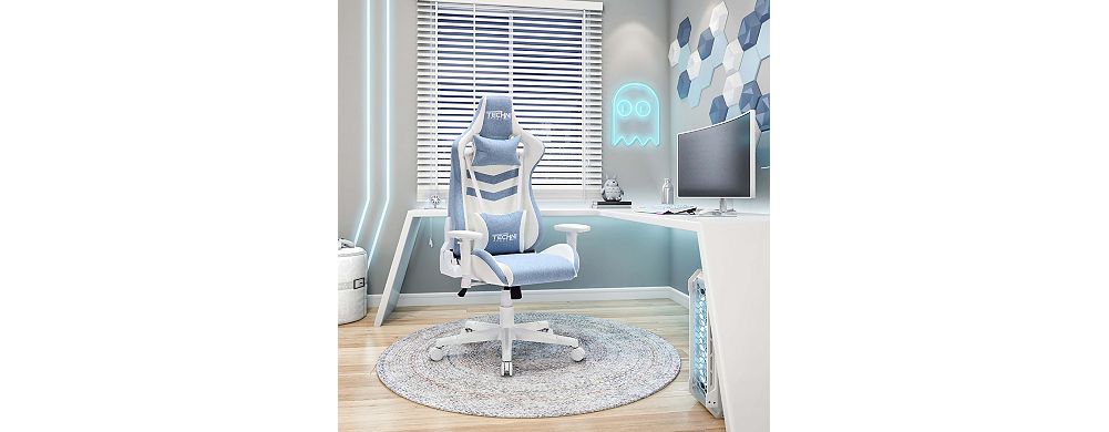 Techni Sport TS86 chair in a gaming setup room