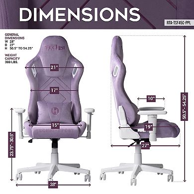Techni Sport TSF45C Velvet Gaming Chair