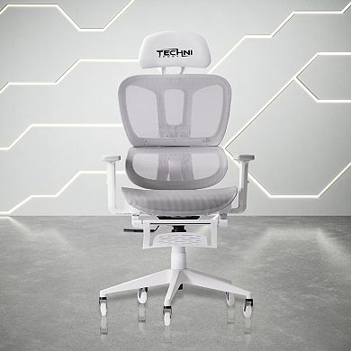 Techni Sport AIRFLEX2.0 White Mesh Gaming Chair