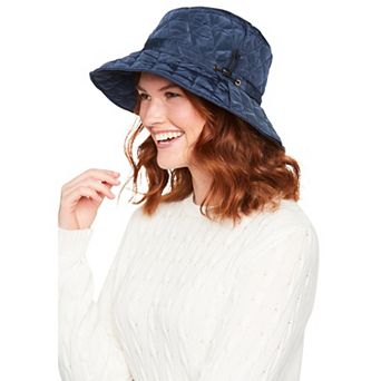 Woman Within Women's Plus Size Quilted Bucket Hat