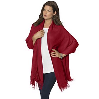 Woman Within Women's Plus Size Pashmina Shawl
