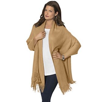 Woman Within Women's Plus Size Pashmina Shawl