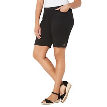 Catherines Women's Plus Size Everyday Cotton Twill Short