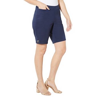 Catherines Women's Plus Size Everyday Cotton Twill Short