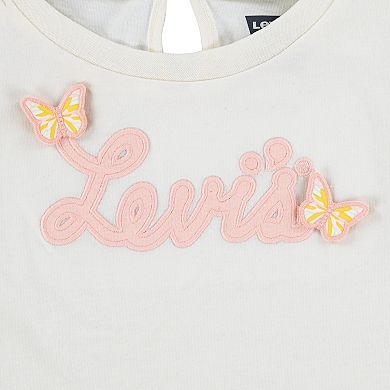 Toddler Girls Levi's® T-shirt & Denim Skort Set
