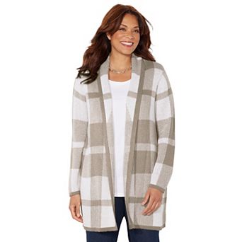 Catherines Women's Plus Size Country Village Sweater Cardigan