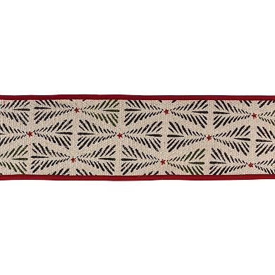 Melrose Modern Pine Tree Print Ribbon