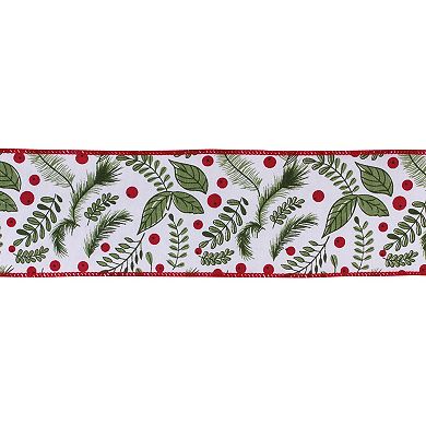 Melrose Winter Berry Foliage Ribbon