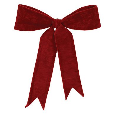 Melrose 2-Pack Red Wired Holiday Bow Set