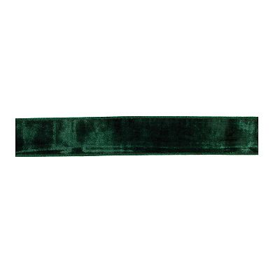 Melrose 2-Pack Deep Green Holiday Ribbon Set