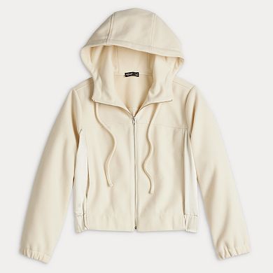 Womens Simply Vera Vera Wang Women's Short Hooded Jacket
