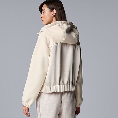 Womens Simply Vera Vera Wang Women's Short Hooded Jacket