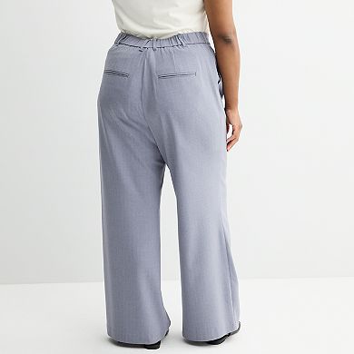 Juniors' Plus Size SO® Tie-Front Trouser Pants