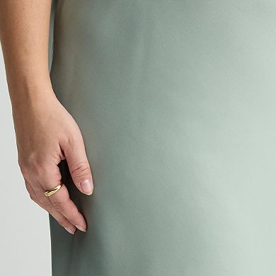 Juniors' Plus Size SO® Satin Bias Maxi Skirt