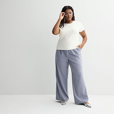 Juniors' Plus Size SO® Short Sleeve Knit Tee