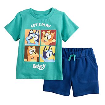 Baby & Toddler Boy Bluey Shorts & Shirt Set