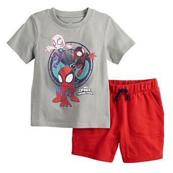Baby & Toddler Boy Spidey & Friends Shorts & Shirt Set