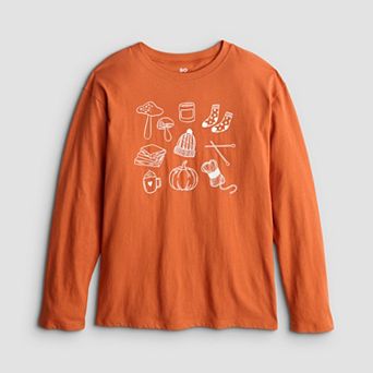 Girls 6-20 SO® Long Sleeve Oversized Graphic Tee in Regular & Plus Size