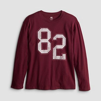 Girls 6-20 SO® Long Sleeve Oversized Graphic Tee in Regular & Plus Size
