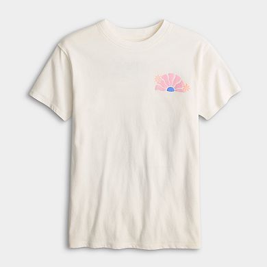 Girls 7-20 SO® Short Sleeve Oversized Graphic Tee in Regular & Plus Size