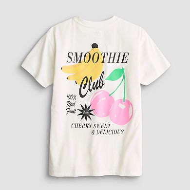Girls 7-20 SO® Short Sleeve Oversized Graphic Tee in Regular & Plus Size