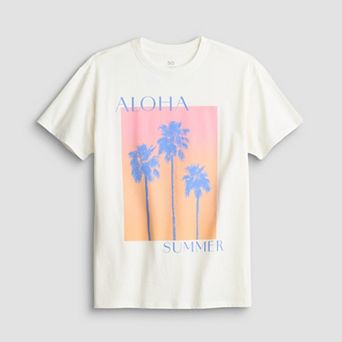 Girls 7-20 SO® Short Sleeve Oversized Graphic Tee in Regular & Plus Size