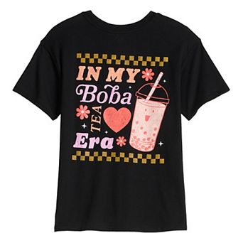 Girls 7-20 SO® Short Sleeve Oversized Graphic Tee in Regular & Plus Size