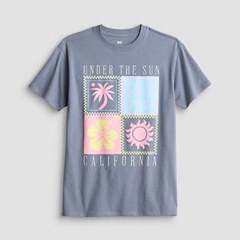Girls 7-20 SO® Short Sleeve Oversized Graphic Tee in Regular & Plus Size