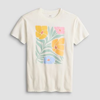 Girls 7-20 SO® Short Sleeve Oversized Graphic Tee in Regular & Plus Size