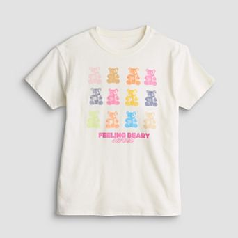 Girls 7-20 SO® Short Sleeve Oversized Graphic Tee in Regular & Plus Size
