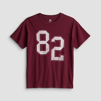 Girls 7-20 SO® Short Sleeve Oversized Graphic Tee in Regular & Plus Size
