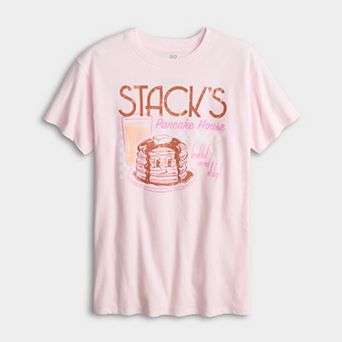 Girls 7-20 SO® Short Sleeve Oversized Graphic Tee in Regular & Plus Size