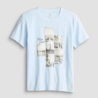 Girls 7-20 SO® Short Sleeve Oversized Graphic Tee in Regular & Plus Size