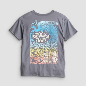 Girls 7-20 SO® Short Sleeve Oversized Graphic Tee in Regular & Plus Size