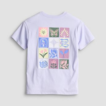 Girls 7-20 SO® Short Sleeve Oversized Graphic Tee in Regular & Plus Size